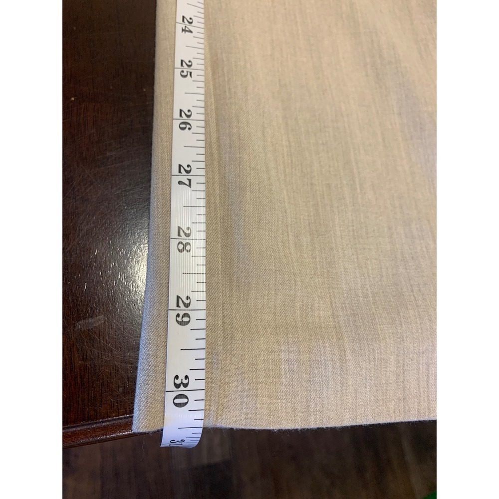 Nine West Beige High Waisted Wide Leg Pleated Dress Pants Size M - Picture 5 of 7